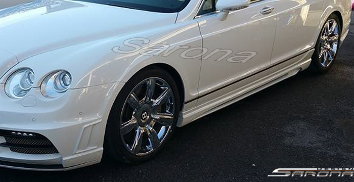 Custom Bentley Flying Spur  Sedan Side Skirts (2004 - 2013) - $980.00 (Part #BT-010-SS)